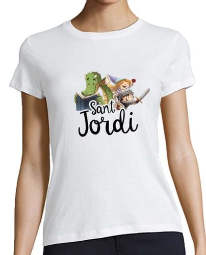 Camiseta Mujer Manga Corta Sant Jordi laTostadora - latostadora.com - Modalova