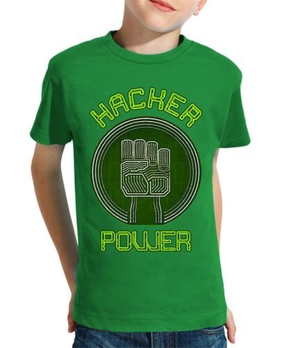 Camiseta Niño Manga Corta Hacker Power laTostadora - latostadora.com - Modalova