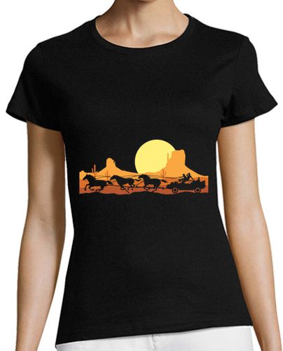 Camiseta mujer BTTF Back To The Future West - latostadora.com - Modalova
