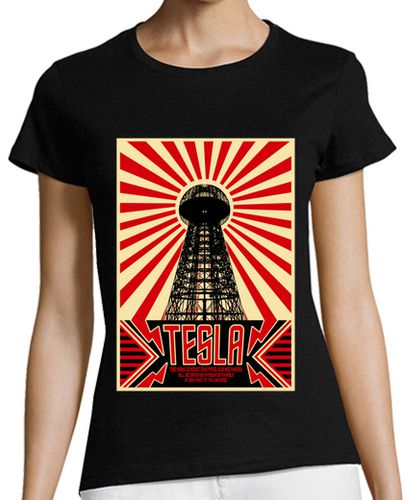 Camiseta mujer Tesla - latostadora.com - Modalova