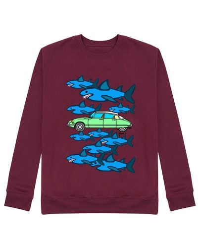 Sudadera Sin Capucha Unisex Entre TIBURONES laTostadora - latostadora.com - Modalova