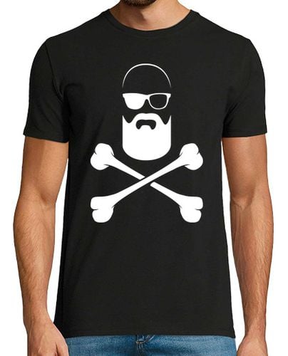 Camiseta Hombre Manga Corta Pirata Calvo con barba laTostadora - latostadora.com - Modalova