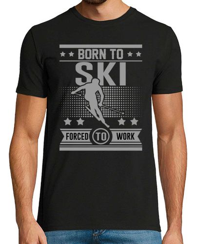 Camiseta nacidos de ski obligados a trabajar - latostadora.com - Modalova