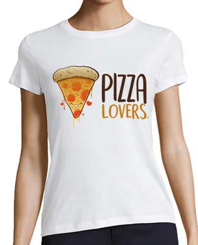 Camiseta Mujer Manga Corta Pizza Lovers laTostadora - latostadora.com - Modalova