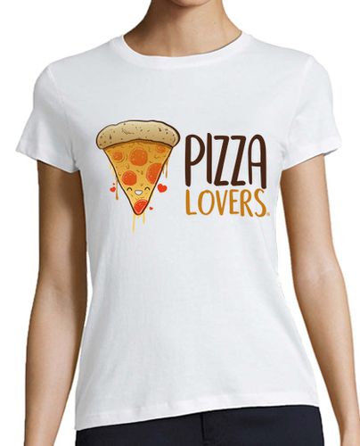Camiseta mujer Pizza Lovers - latostadora.com - Modalova
