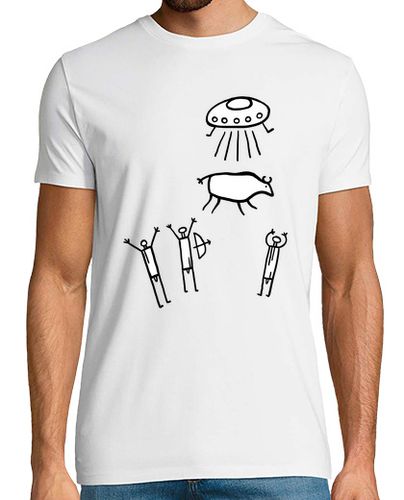 Camiseta Hombre Manga Corta Ficción Prehistórica (2) laTostadora - latostadora.com - Modalova