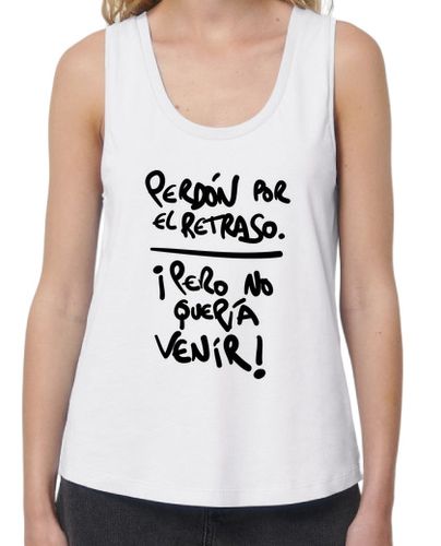 Camiseta mujer Mujer, tirantes anchos & Loose Fit, Perdón - latostadora.com - Modalova