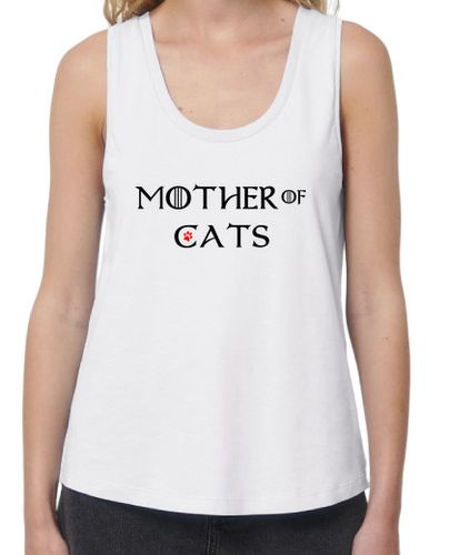 Camiseta mujer Mother of Cats tirantes - latostadora.com - Modalova