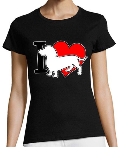 Camiseta mujer I love Salchicha laTostadora - latostadora.com - Modalova