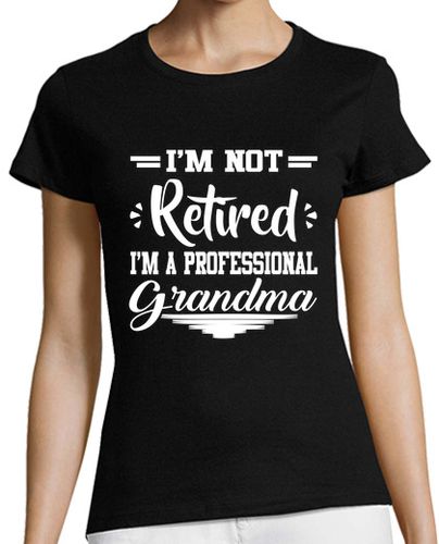 Camiseta Mujer Manga Corta im no retiró im un gran profesional laTostadora - latostadora.com - Modalova