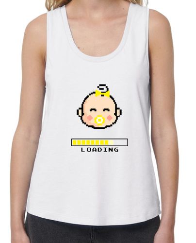 Camiseta mujer Loading baby amarillo - latostadora.com - Modalova