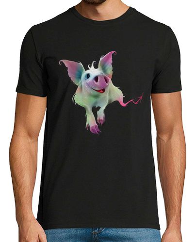 Camiseta cerdo colorido psicodélico - latostadora.com - Modalova