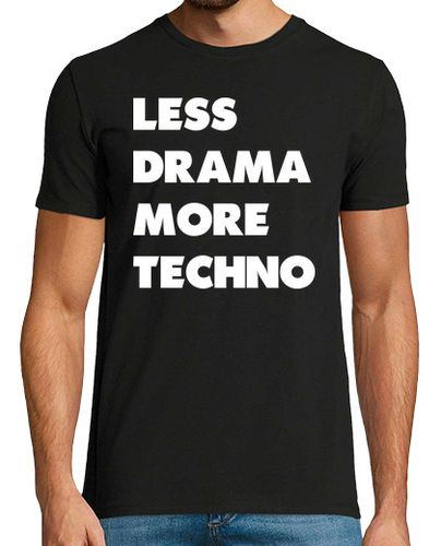 Camiseta LESS DRAMA MORE TECHNO BLANCO laTostadora - latostadora.com - Modalova