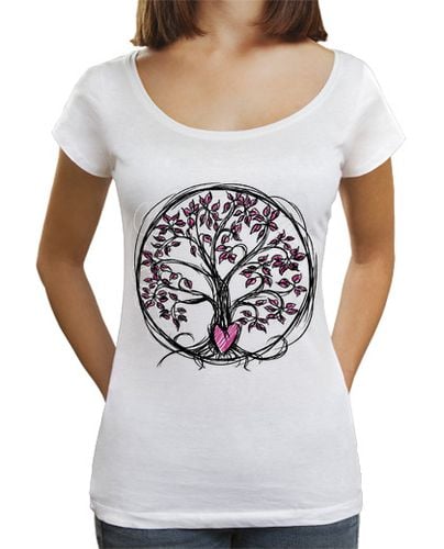 Camiseta Mujer Cuello Ancho Loose Fit El árbol de la vida laTostadora - latostadora.com - Modalova