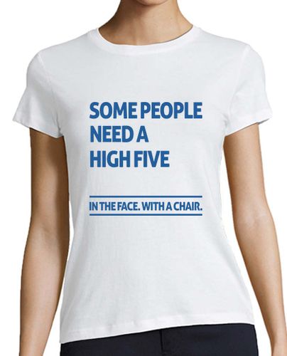 Camiseta mujer Some people need a high five laTostadora - latostadora.com - Modalova