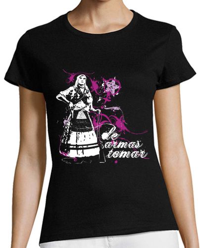 Camiseta mujer De armas tomar - Camisola Muller - latostadora.com - Modalova