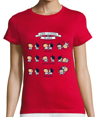 Camiseta Mujer Manga Corta Judo Lessons 1r laTostadora - latostadora.com - Modalova