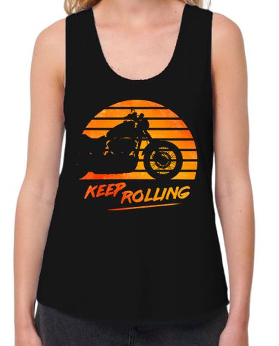 Camiseta mujer Keep Rolling - latostadora.com - Modalova