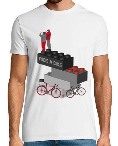 Camiseta Hombre Manga Corta LEGOS Y BICICLETAS laTostadora - latostadora.com - Modalova