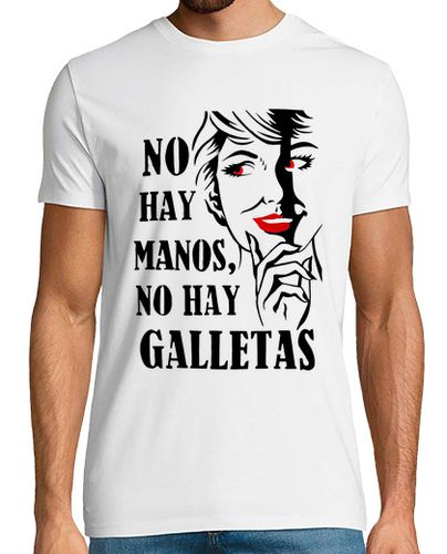 Camiseta Hombre Manga Corta No hay manos, no hay galletas - MorganaA laTostadora - latostadora.com - Modalova