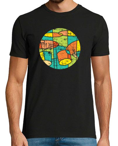 Camiseta moderno conjunto de tambores de colores - latostadora.com - Modalova