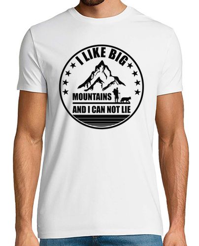 Camiseta me gustan las grandes montañas y no puedo mentir laTostadora - latostadora.com - Modalova