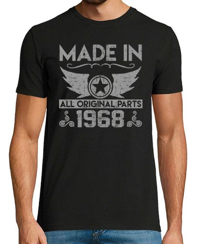 Camiseta hecho en 1968 todas las piezas originales - latostadora.com - Modalova