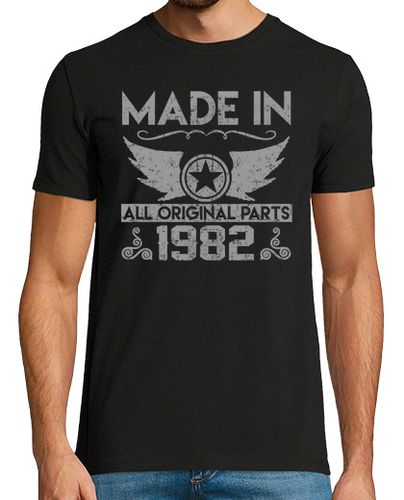 Camiseta hecho en 1982 todas las piezas originales - latostadora.com - Modalova