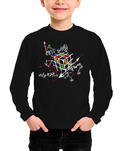 Camiseta Niño Manga Larga rubik esquema laTostadora - latostadora.com - Modalova