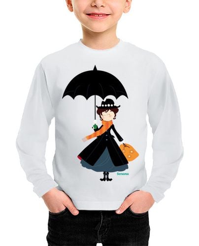 Camiseta Niño Manga Larga Doll Mary Poppins laTostadora - latostadora.com - Modalova