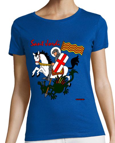 Camiseta mujer Sant Jordi vs Drac - latostadora.com - Modalova