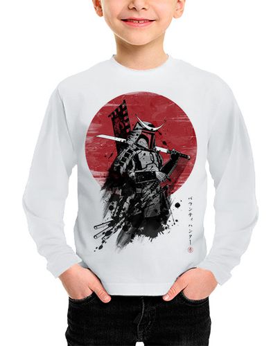 Camiseta Niño Manga Larga Mandalorian Samurai laTostadora - latostadora.com - Modalova