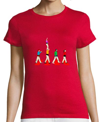 Camiseta mujer Castellers Caminant per Catalunya - latostadora.com - Modalova