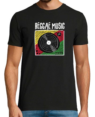 Camiseta Reggae Music Jamaica Rasta Vinyl - latostadora.com - Modalova