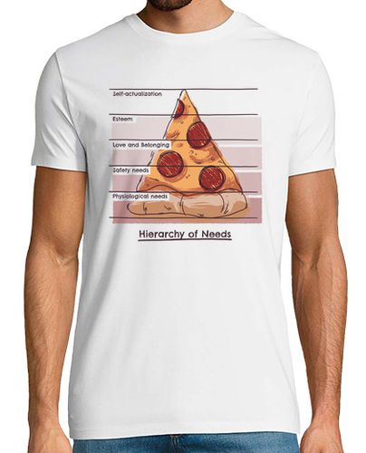 Camiseta Pirámide Psicología Pizza Camiseta - latostadora.com - Modalova