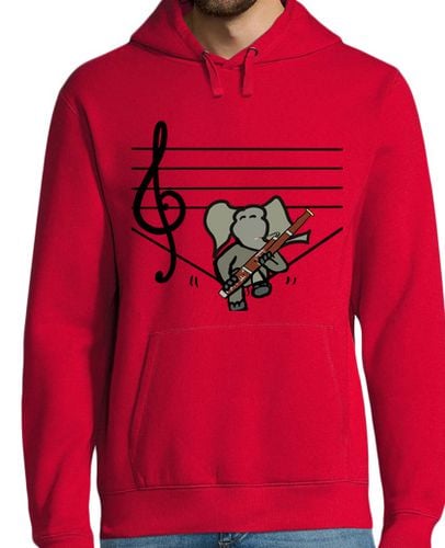 Sudadera Con Capucha Para Hombre Elephant bassoonist laTostadora - latostadora.com - Modalova