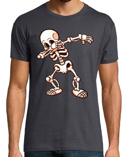 Camiseta Esqueleto Baile Calavera Dabbing Halloween Terror Anime - latostadora.com - Modalova