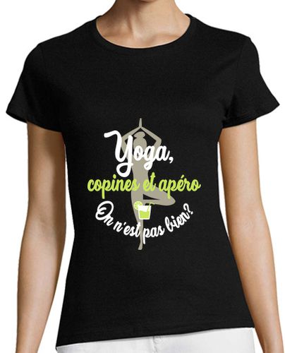 Camiseta mujer yoga novias y aperitivo - latostadora.com - Modalova