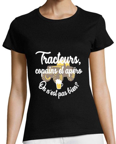 Camiseta mujer tractores amigos y aperitivo - latostadora.com - Modalova