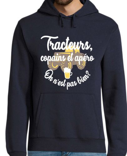 Sudadera Con Capucha Para Hombre tractores amigos y aperitivo laTostadora - latostadora.com - Modalova