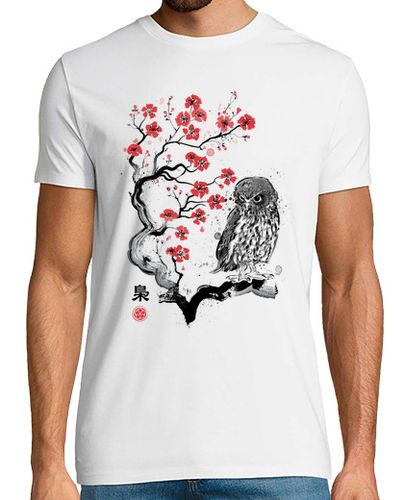 Camiseta Fukuro sumi-e - latostadora.com - Modalova