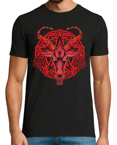 Camiseta Bafometo Demonio Satán Diablo Halloween Terror - latostadora.com - Modalova