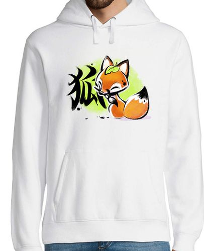 Sudadera Con Capucha Para Hombre Kitsune kanji laTostadora - latostadora.com - Modalova