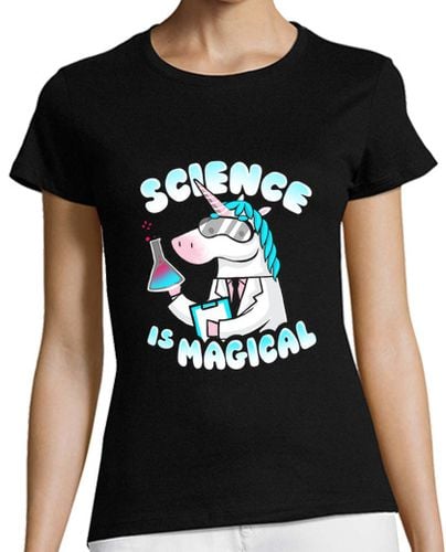 Camiseta Mujer Manga Corta Science is magical laTostadora - latostadora.com - Modalova