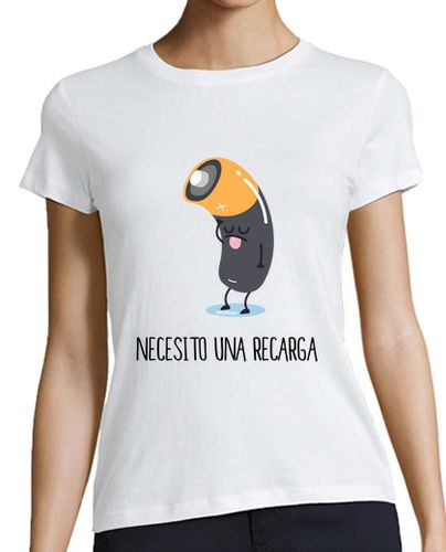 Camiseta mujer Necesito una Recarga mujer - latostadora.com - Modalova