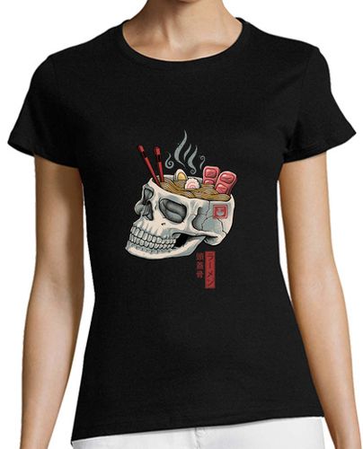 Camiseta mujer camisa de calavera ramen para mujer - latostadora.com - Modalova