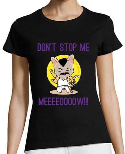 Camiseta mujer Queen Parodia gato. Bohemian Rhapsody - latostadora.com - Modalova