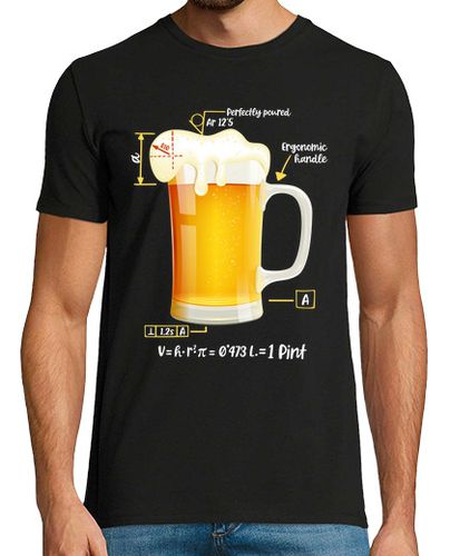 Camiseta Hombre Manga Corta Cerveza Técnica Matemáticas Beer Científica Fiesta Alcohol laTostadora - latostadora.com - Modalova