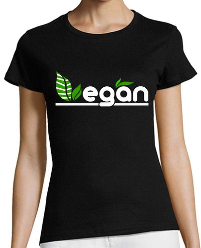 Camiseta mujer vegano para toda la vida - latostadora.com - Modalova