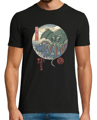 Camiseta Hombre Manga Corta cthulhu ukiyo-e camisa hombre laTostadora - latostadora.com - Modalova